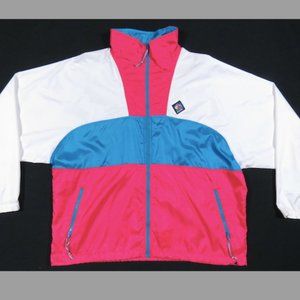 Woolrich 90s Neon Color Block Windbreaker